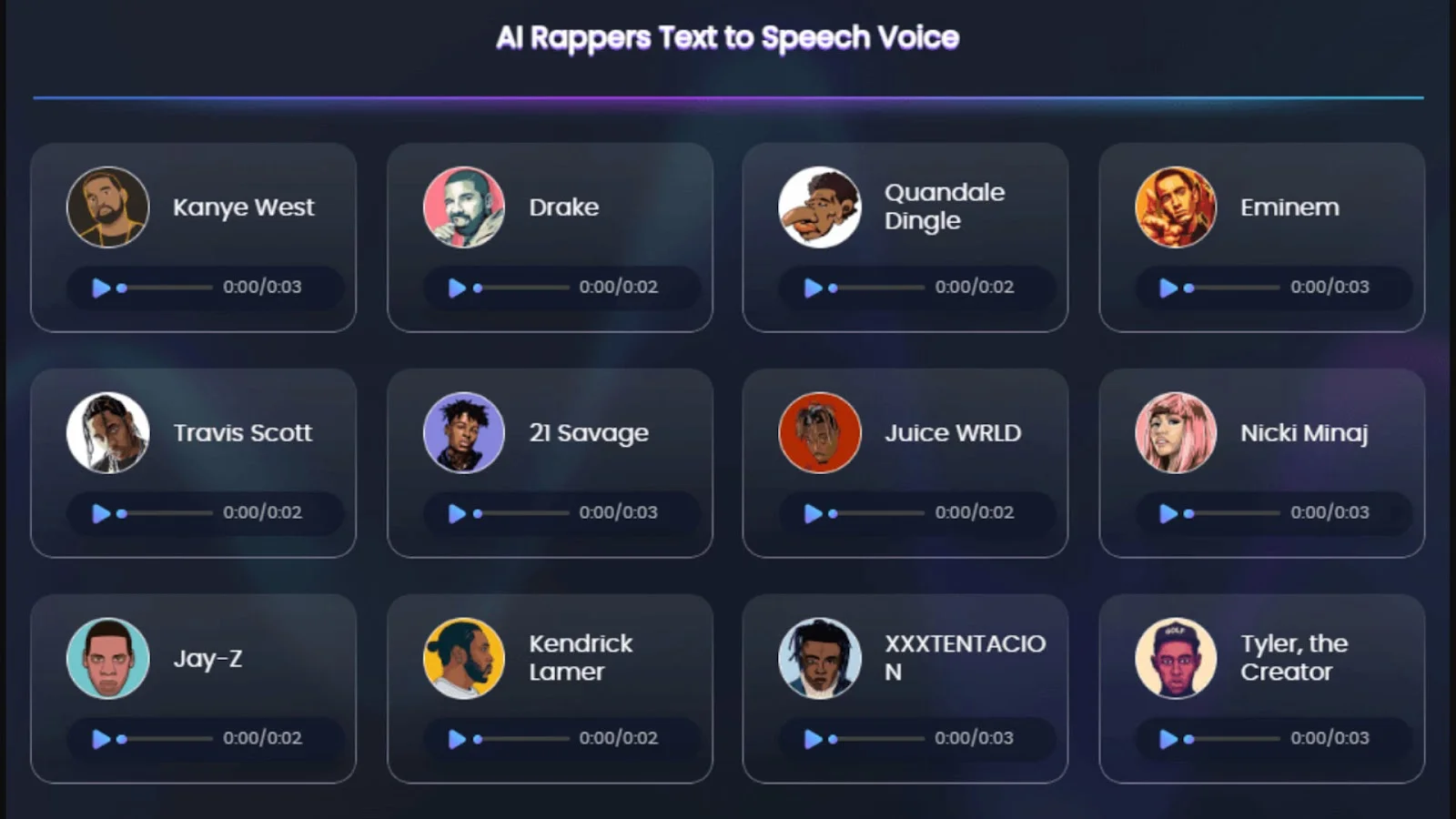 AI Celebrity Text-to-Speech Voice Technology - Heyeve.ai