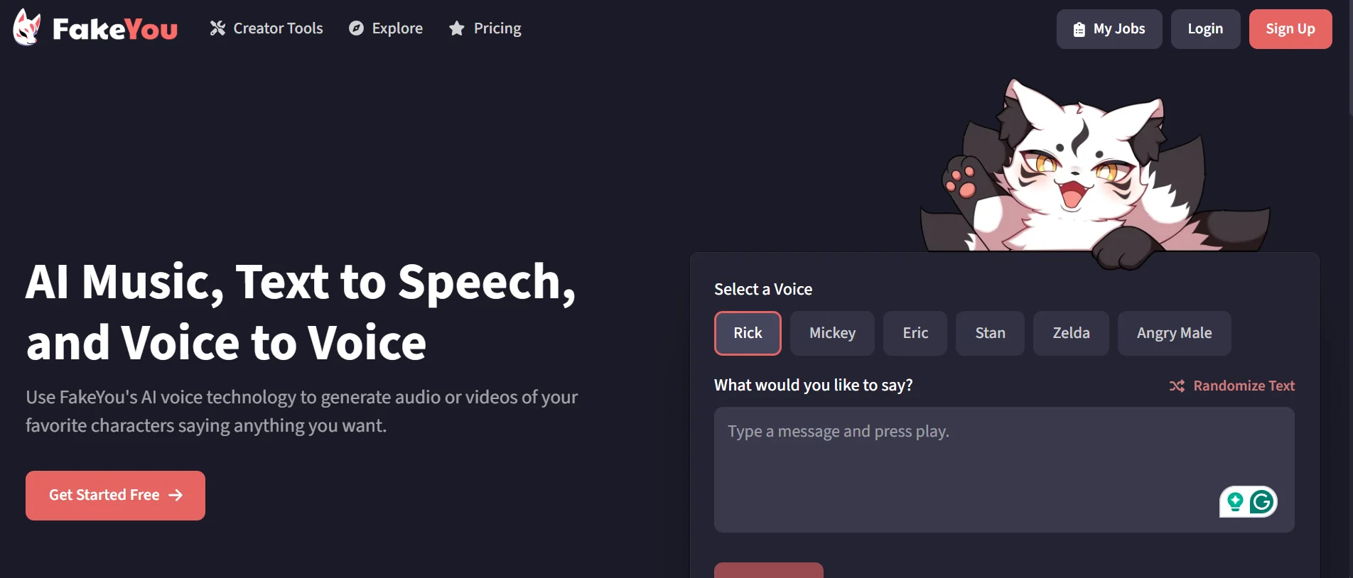 AI Voice Generator 3 Fake you - Heyeve.ai