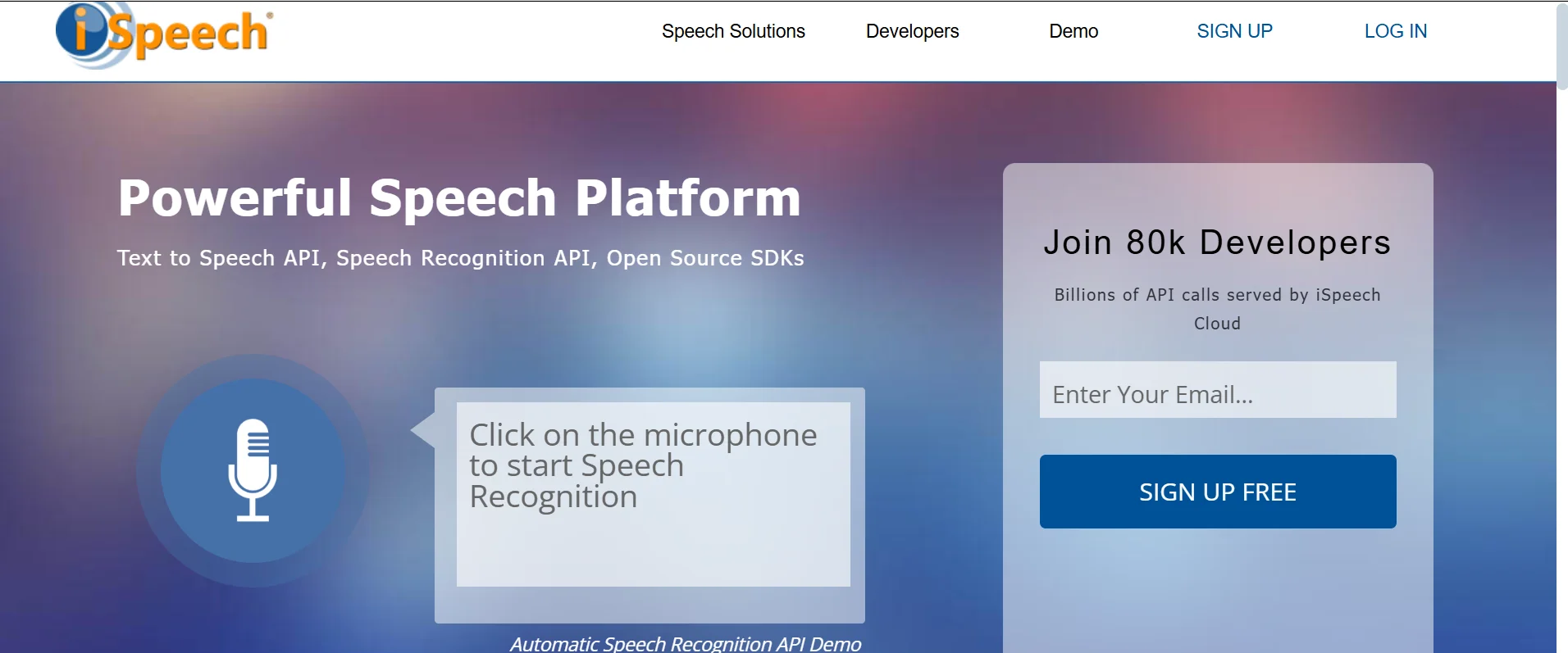 AI Voice Generator 7 iSpeech - Heyeve.ai