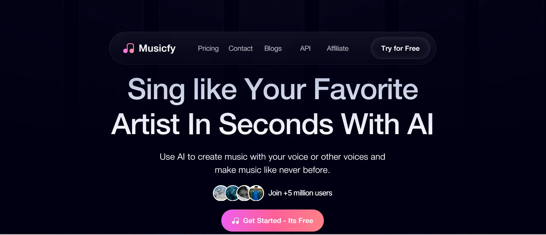 AI Voice Generator 8 Musicfy - Heyeve.ai