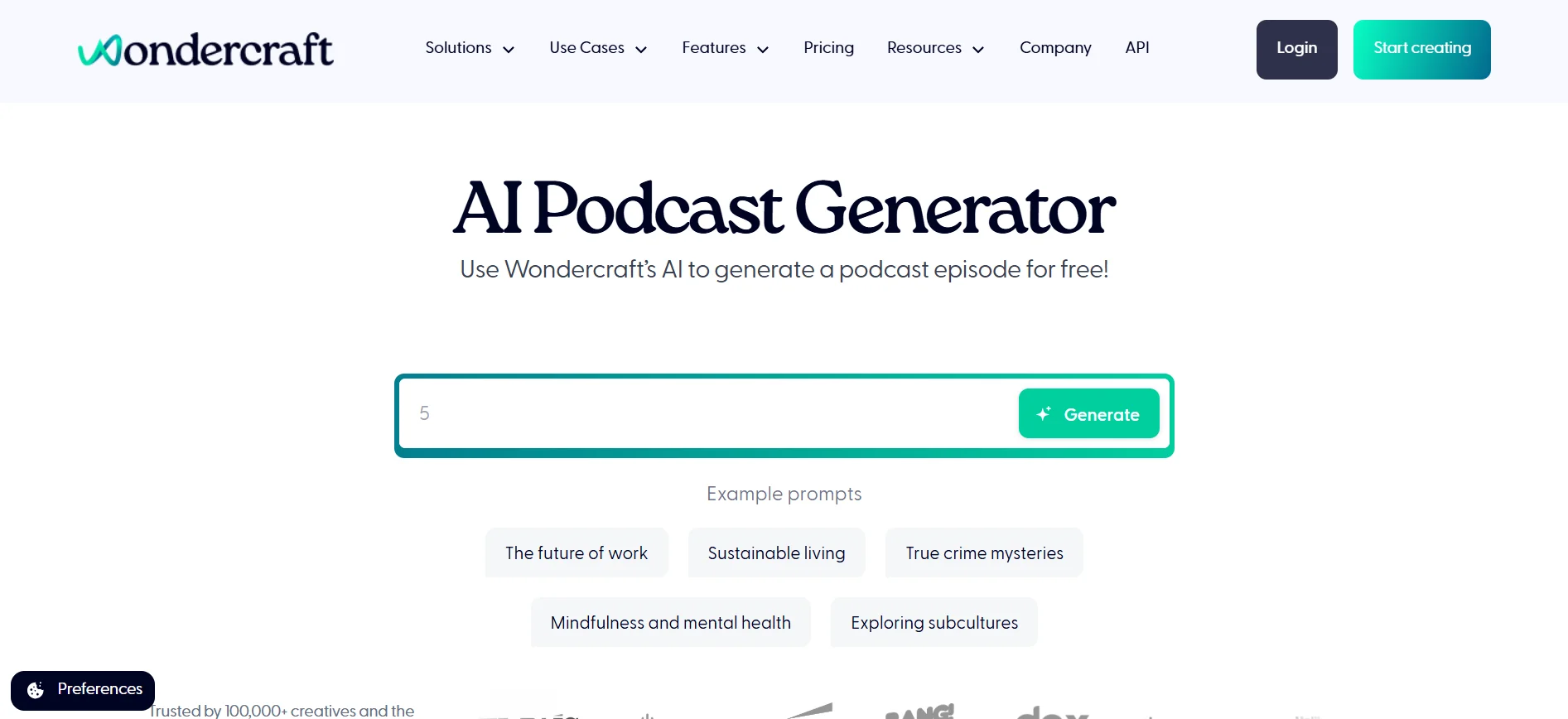 AI Podcast Generator 1 Wondercraft - Heyeve.ai