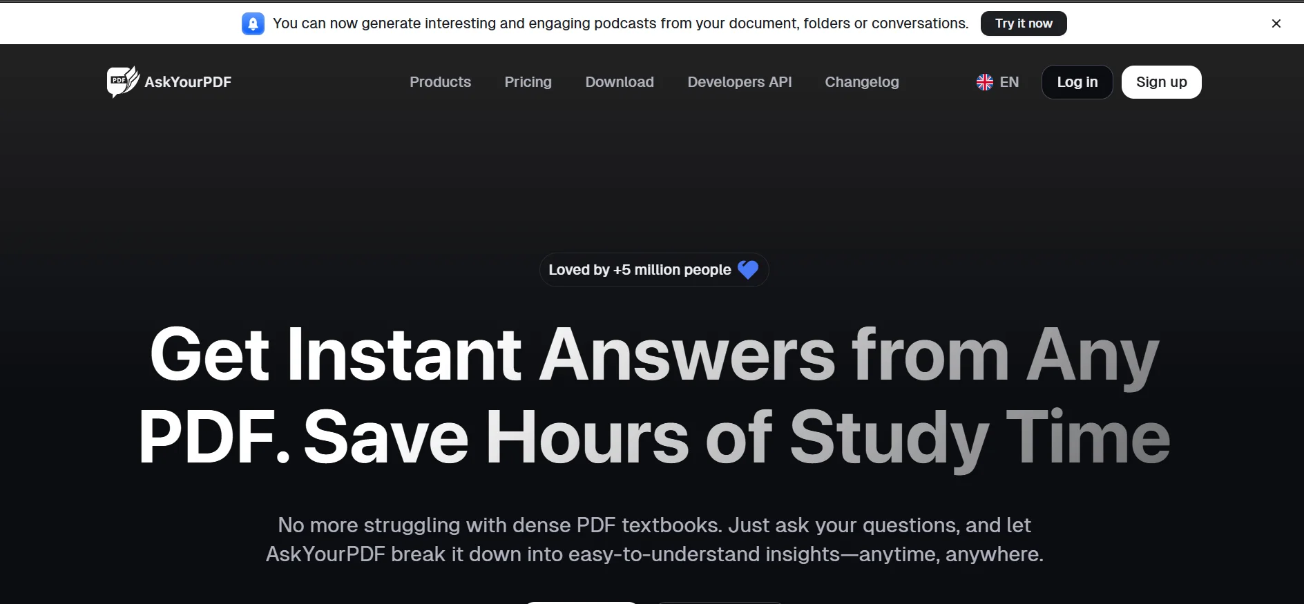 AI Podcast Generator 13 AskYourPDF - Heyeve.ai