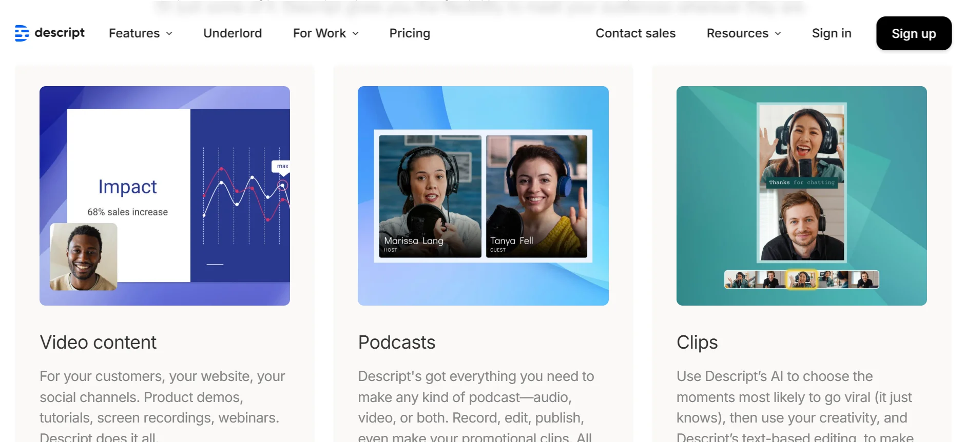 AI Podcast Generator 15 Descript - Heyeve.ai