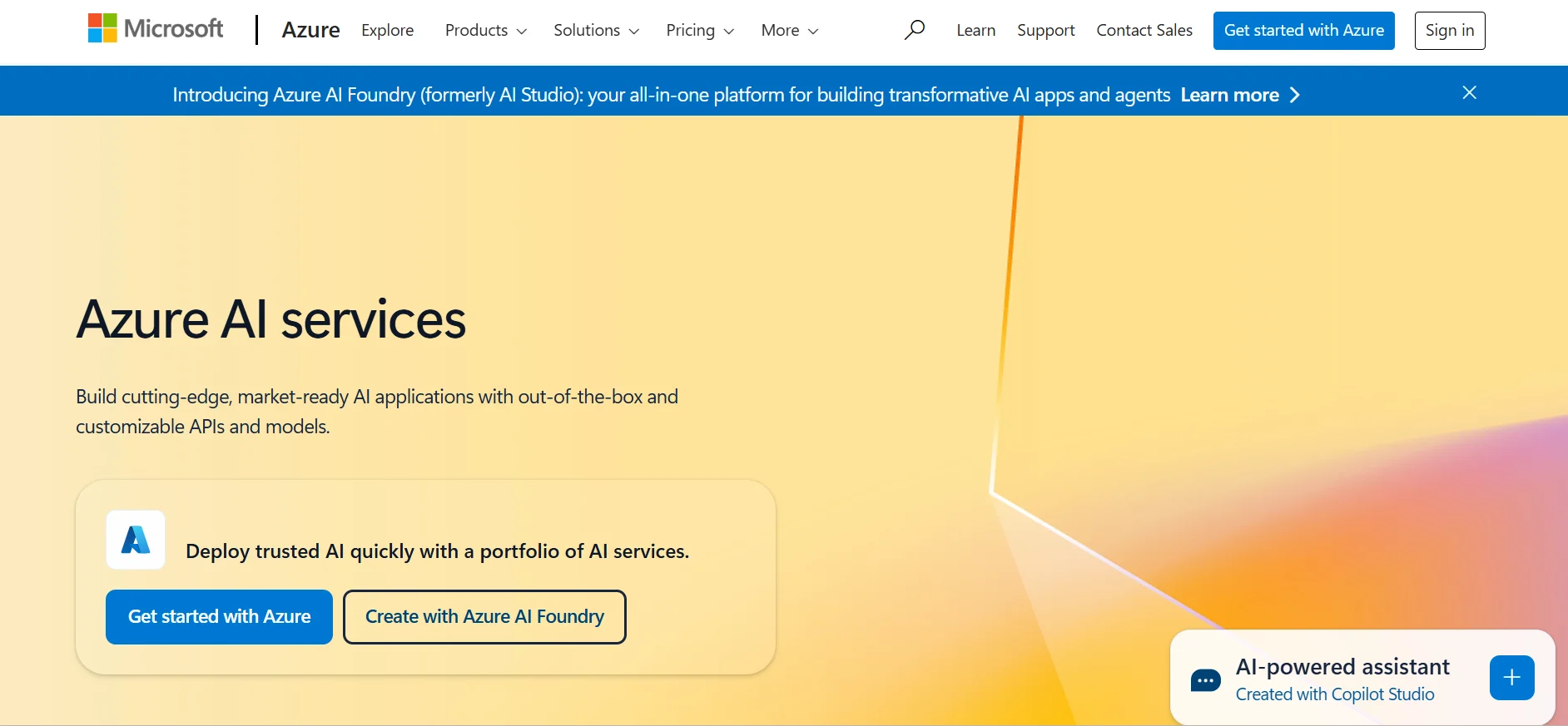 AI Question Answer Tool 7 Microsoft Azure Cognitive Services - Heyeve.ai
