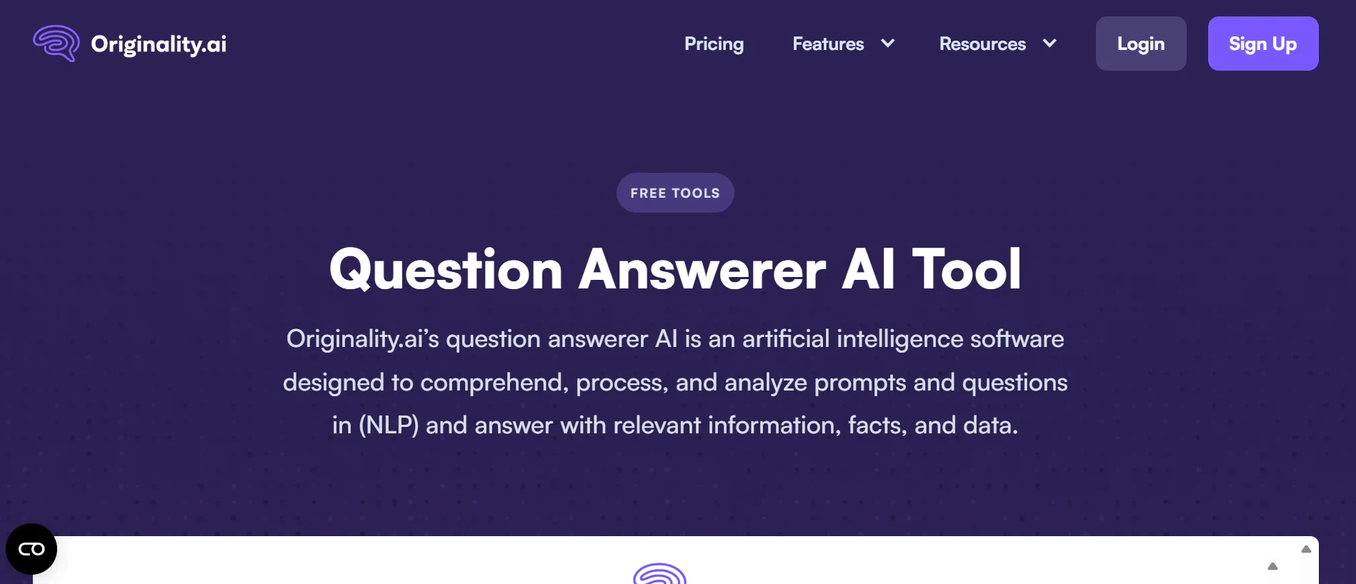 AI Question Answer Tool 9 Originality.AI - Heyeve.ai