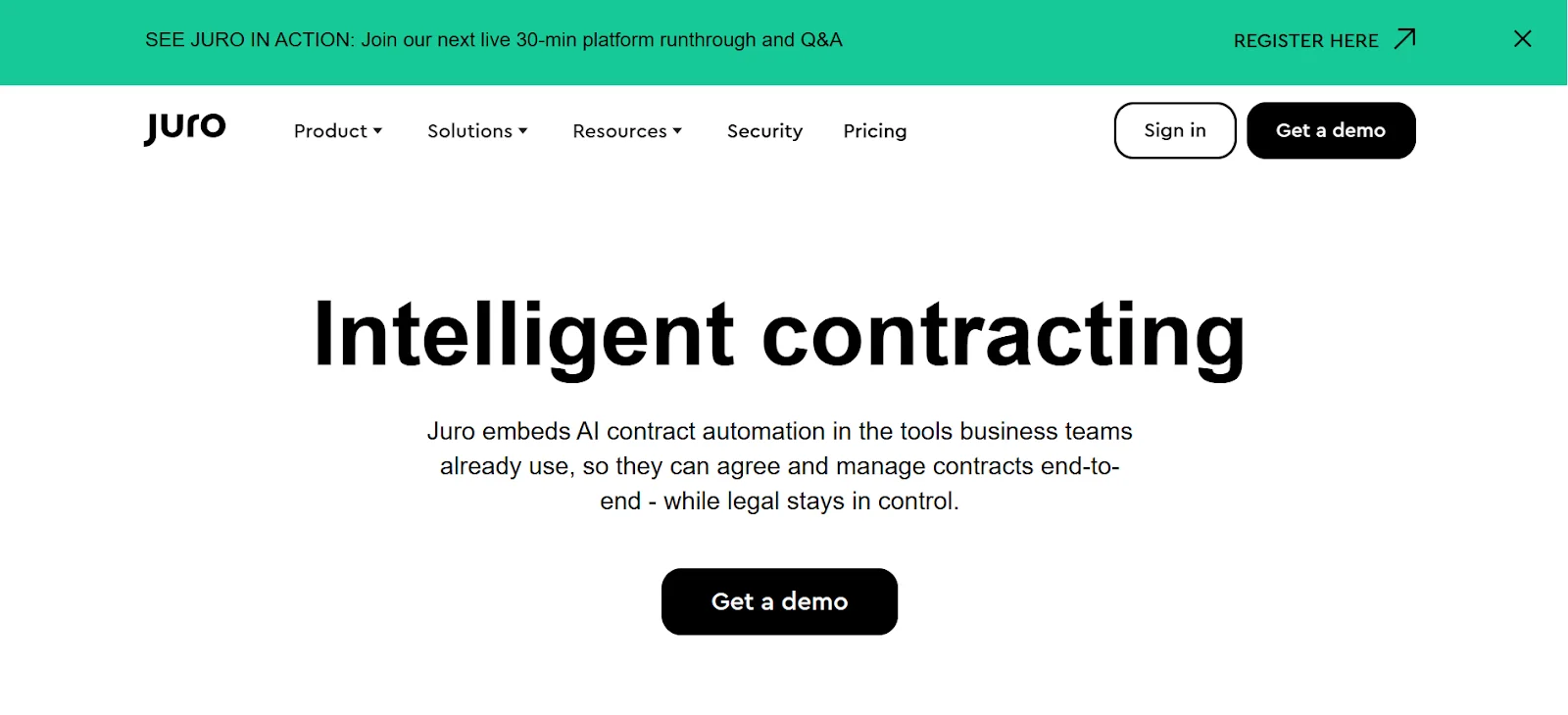 Juro AI Contract Automation Legal Training - Heyeve.ai