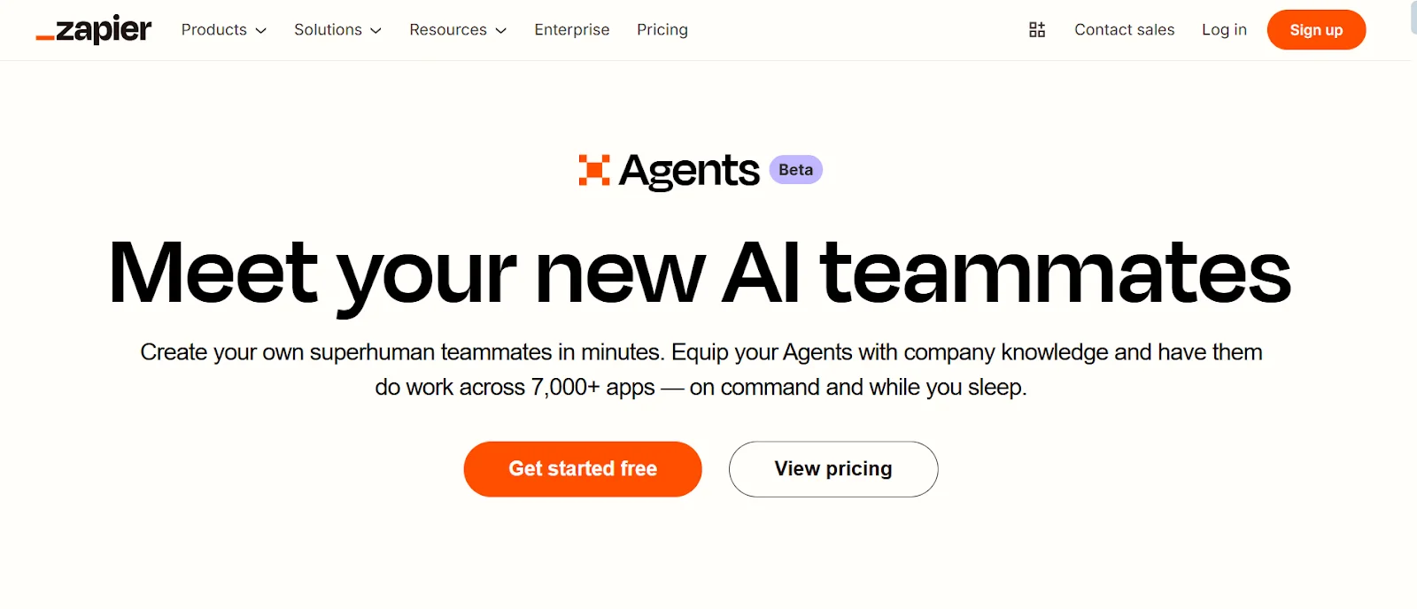 AI Chat & Automation Platform - Zapier Agents