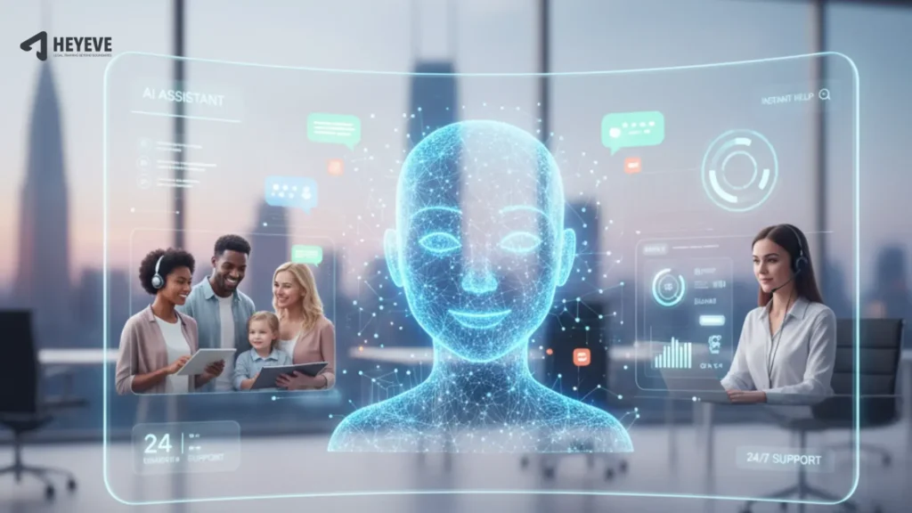 AI in Customer Support Chatbots vs Humans - Heyeve.ai