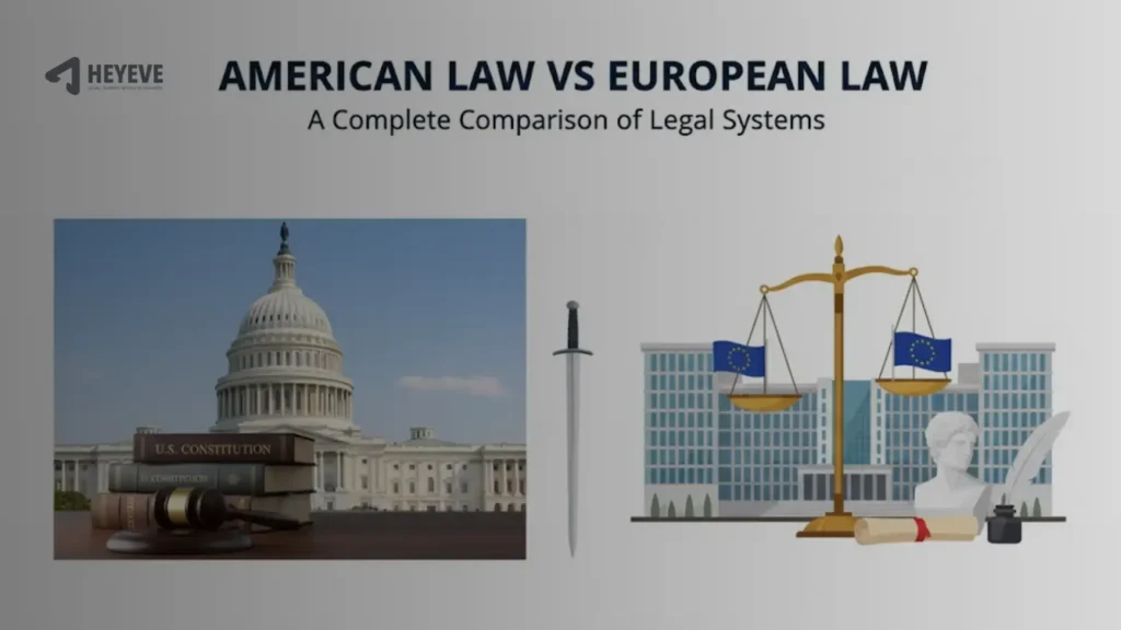 American Law Vs European Law A Complete Comparison of Legal Systems - Heyeve.ai